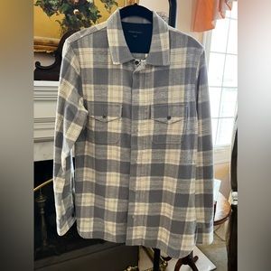 Wings and Horns Button Down Zip Up Shirt